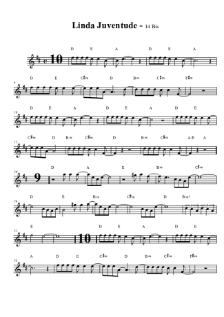 442 Sheet music - Linda Juventude - Tenor Saxophone Soprano (Bb)