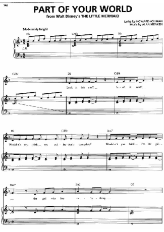 14972 Partitions - Part Of Your World - Piano - Piano