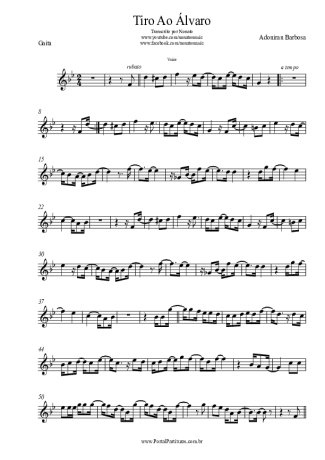 24193 Partitura - Tiro Ao Álvaro - Gaita