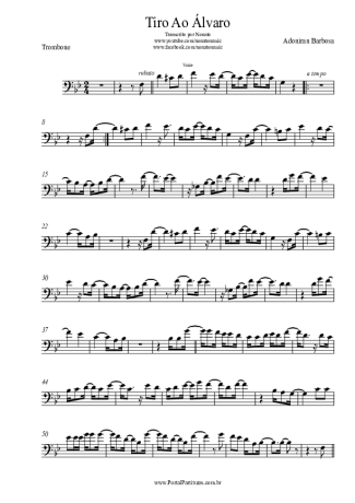24197 Partitura - Tiro Ao Álvaro - Trombone