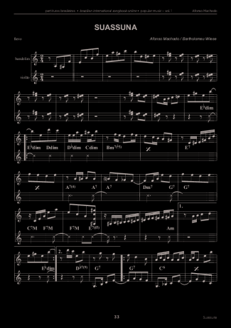 5866 Sheet music - Suassuna - Acoustic Guitar