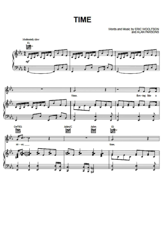 31131 Sheet music - Time - Piano