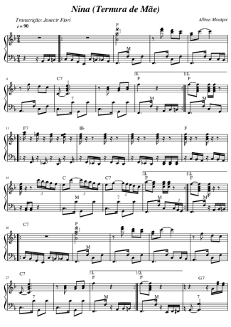 15406 Sheet music - Nina Ternura De Mãe - Accordion