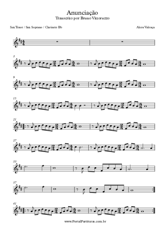 27779 Partitura - Anunciação - Clarinete (Bb)