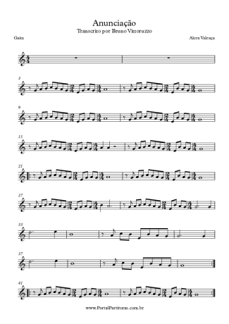 8588 Partitura - Anunciação - Gaita