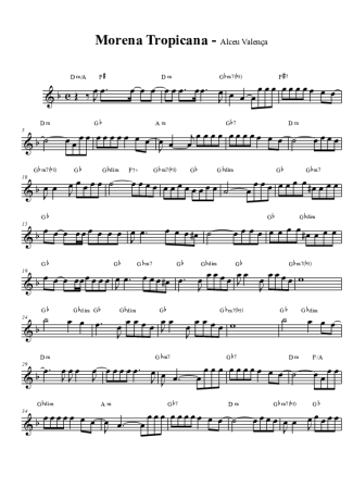 27783 Partitura - Morena Tropicana - Clarinete (Bb)
