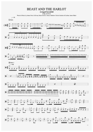 34613 Sheet music - Beast And The Harlot - Drums