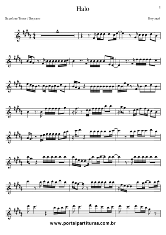 27904 Sheet music - Halo - Clarinet (Bb)