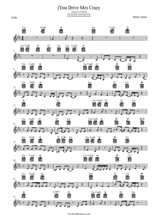 24739 Sheet music - (You Drive Me) Crazy - Acoustic Guitar