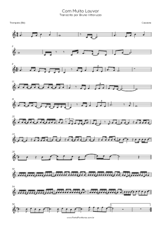 27107 Sheet music - Com Muito Louvor - Trumpet