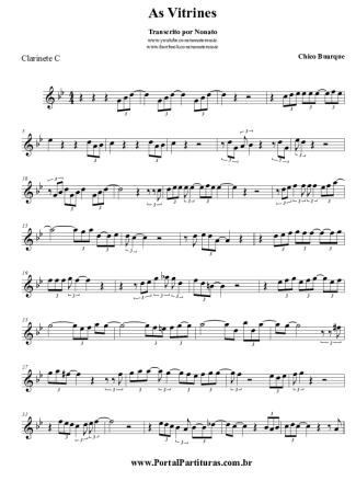 3166 Partitura - As Vitrines - Clarinete (C)