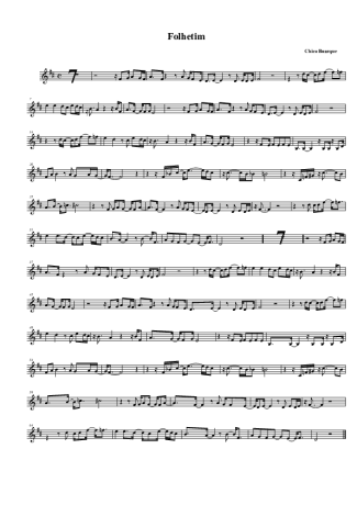 94 Partitura - Folhetim - Saxofone Alto (Eb)