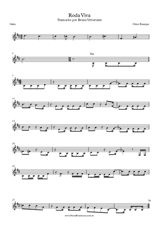 24347 Partitions - Roda Viva - Harmonica