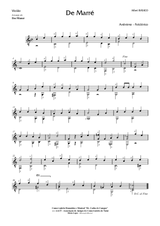 4642 Sheet music - De Marré - Acoustic Guitar