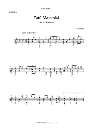 4659 Sheet music - Tutu Marambá - Acoustic Guitar
