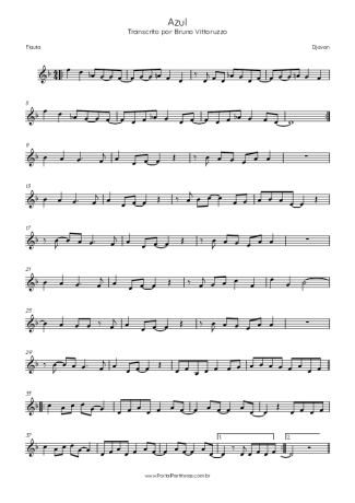 38120 Partitura - Azul - Flauta Transversal
