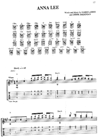 18382 Sheet music - Anna Lee - Guitar
