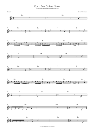 39095 Partitura - For A Few Dollars More - Teclado