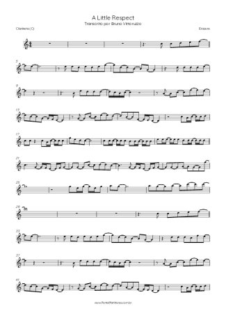 44202 Sheet music - A Little Respect - Clarinet (C)