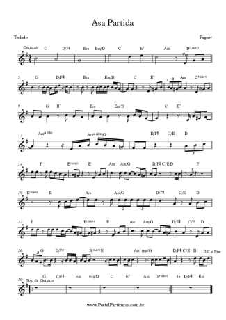7921 Sheet music - Asa Partida - Keyboard