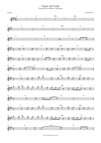 31043 Partitions - Toque De Poder - Clavier