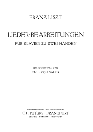 20630 Sheet music - 12 Lieder Von Franz Schubert S.558 - Piano