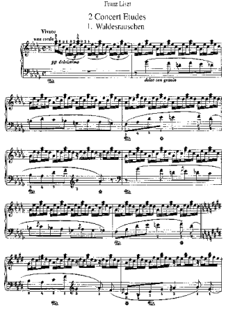 20617 Sheet music - 2 Konzertetüden S.145 - Piano