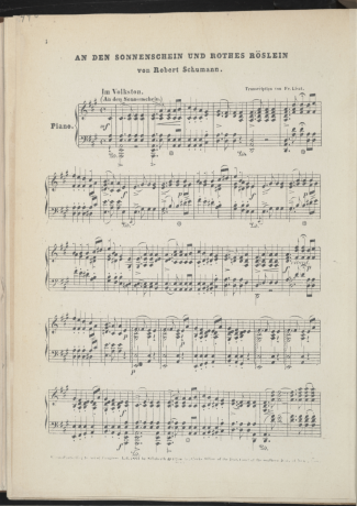 37611 Sheet music - 2 Lieder Von Robert Schumann S.567 - Piano