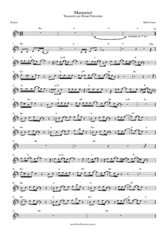 24207 Bladmuziek - Maneater - Keyboard