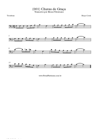 19729 Sheet music - (001) Chuvas De Graça - Trombone