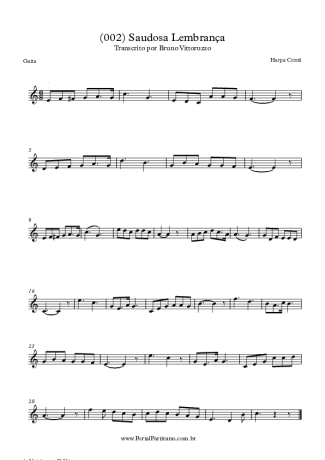 19736 Sheet music - (002) Saudosa Lembrança - Harmonica