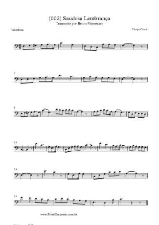 19740 Sheet music - (002) Saudosa Lembrança - Trombone