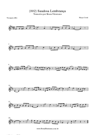 19741 Sheet music - (002) Saudosa Lembrança - Trumpet
