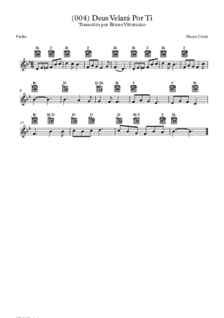 19765 Sheet music - (004) Deus Velará Por Ti - Acoustic Guitar