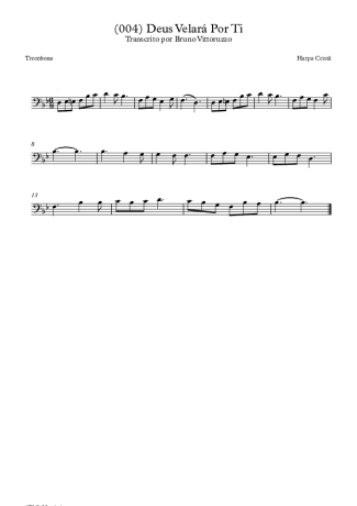 19763 Sheet music - (004) Deus Velará Por Ti - Trombone