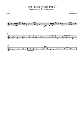 19766 Sheet music - (004) Deus Velará Por Ti - Violin