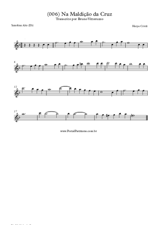 19783 Sheet music - (006) Na Maldição Da Cruz - Alto Saxophone