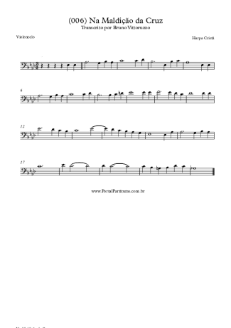 19789 Sheet music - (006) Na Maldição Da Cruz - Cello