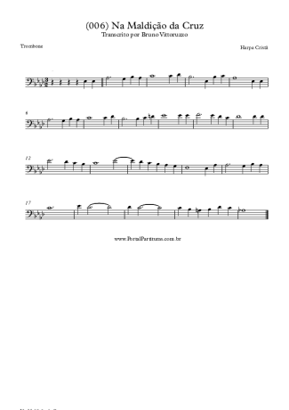 19785 Sheet music - (006) Na Maldição Da Cruz - Trombone