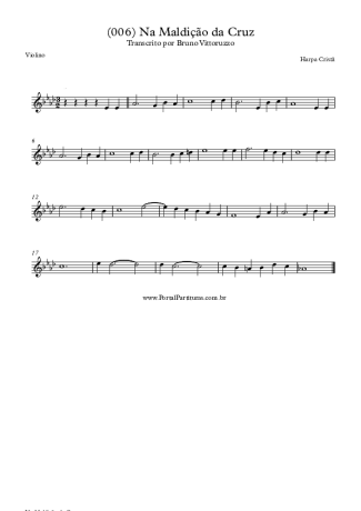 19788 Sheet music - (006) Na Maldição Da Cruz - Violin