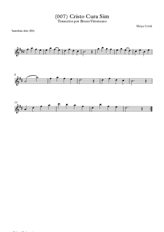 19794 Sheet music - (007) Cristo Cura Sim - Alto Saxophone