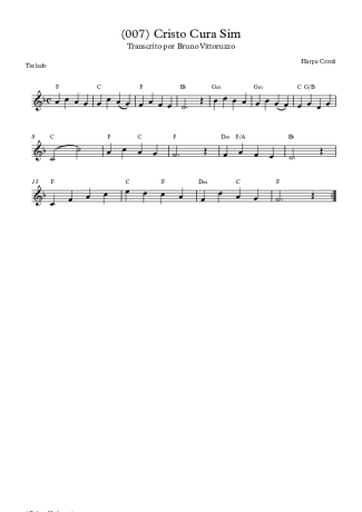 19795 Sheet music - (007) Cristo Cura Sim - Keyboard
