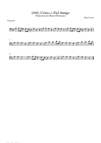 19813 Sheet music - (008) Cristo O Fiel Amigo - Cello