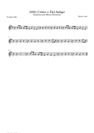 19810 Sheet music - (008) Cristo O Fiel Amigo - Trumpet