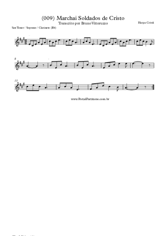 28358 Sheet music - (009) Marchai Soldados De Cristo - Clarinet (Bb)