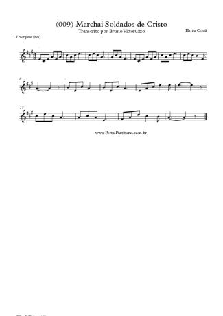 19821 Sheet music - (009) Marchai Soldados De Cristo - Trumpet