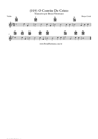 19932 Spartiti - (019) O Convite De Cristo - Chitarra Acustica