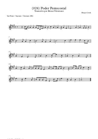 28373 Noten - (024) Poder Pentecostal - Klarinette (Bb)