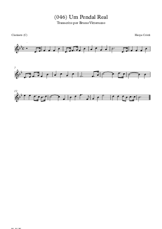 20310 Sheet music - (046) Um Pendão Real - Clarinet (C)