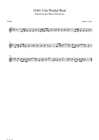 20319 Sheet music - (046) Um Pendão Real - Violin
